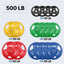 Force USA Color Rubber Coated Olympic Weight Plates - LB